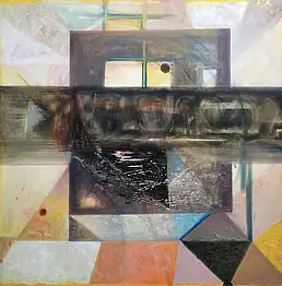 Katarzyna M. Rymarz, Optyka poranka, Obraz olejny - płótno, 100 x 100