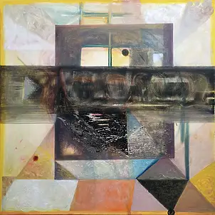 Katarzyna M. Rymarz, Ottica mattutina, Quadro a olio - tela, 100 x 100