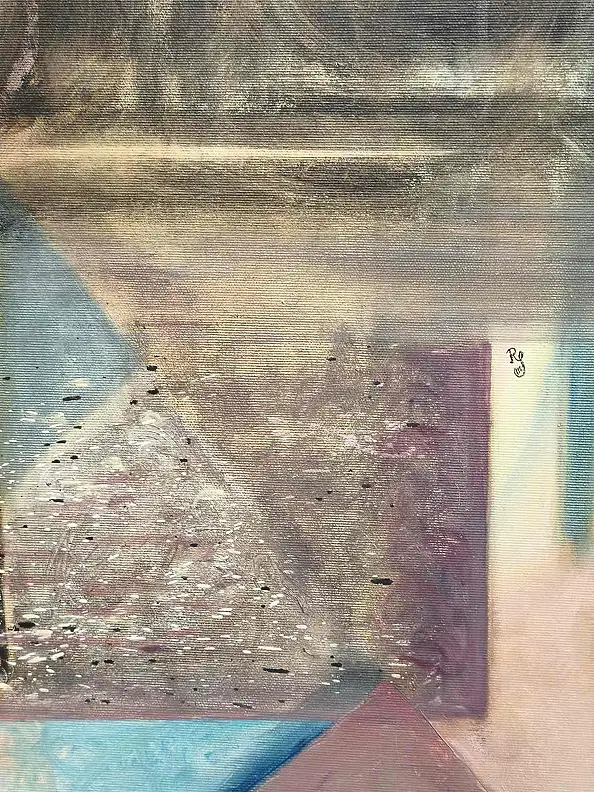 Katarzyna M. Rymarz, Ottica mattutina, Quadro a olio - tela, 100 x 100