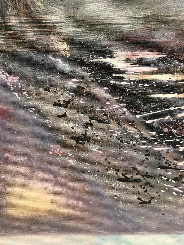 Katarzyna M. Rymarz, Ottica mattutina, Quadro a olio - tela, 100 x 100