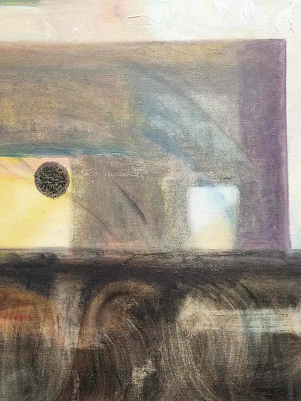 Katarzyna M. Rymarz, Ottica mattutina, Quadro a olio - tela, 100 x 100