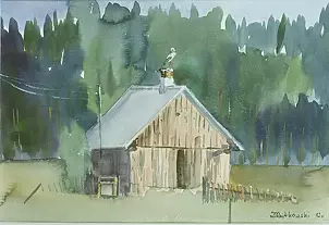 Zdzisław Rutkowski - Opuszczony dom.