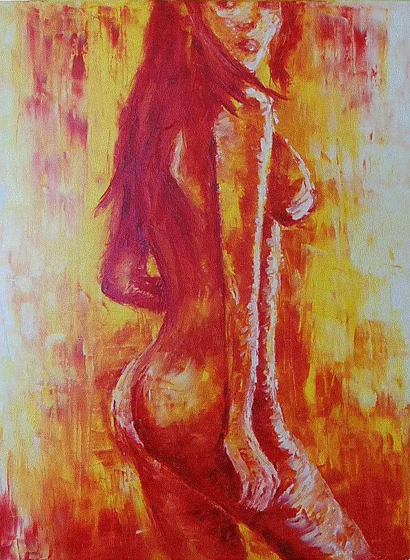 Natalia Famulska - Pomarańczowy akt