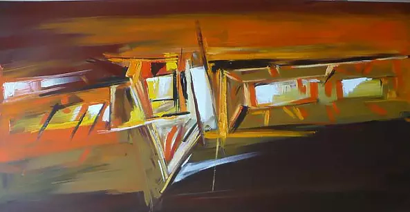 Dorota Łaz - ORANGE ABSTRACTION