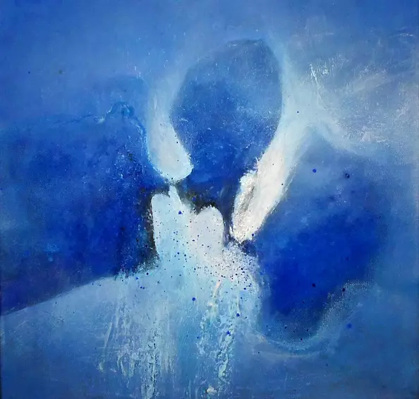 Halszka Maj - Orchidea niebieska 1 