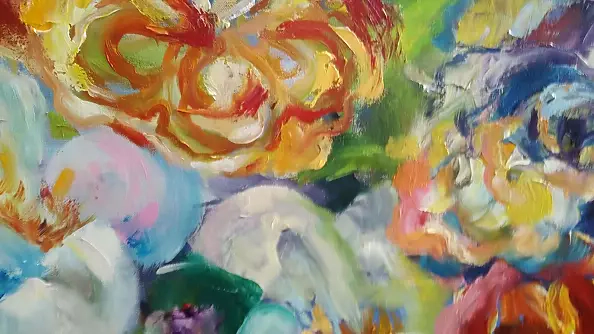 Anna Borcz - Oriental flowers