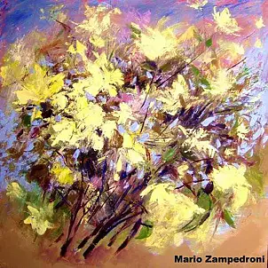 Mario Zampedroni -  Original flower painting