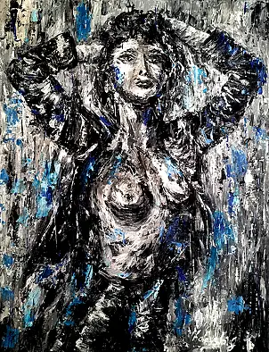 Grzegorz Zalewski, Originales Acrylgemälde – Zeitgenössische Kunst, Acrylgemälde - Leinwand, 60 x 80