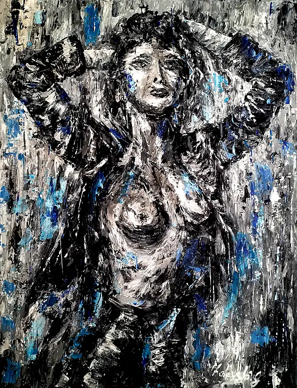 Grzegorz Zalewski, Originales Acrylgemälde – Zeitgenössische Kunst, Acrylgemälde - Leinwand, 60 x 80