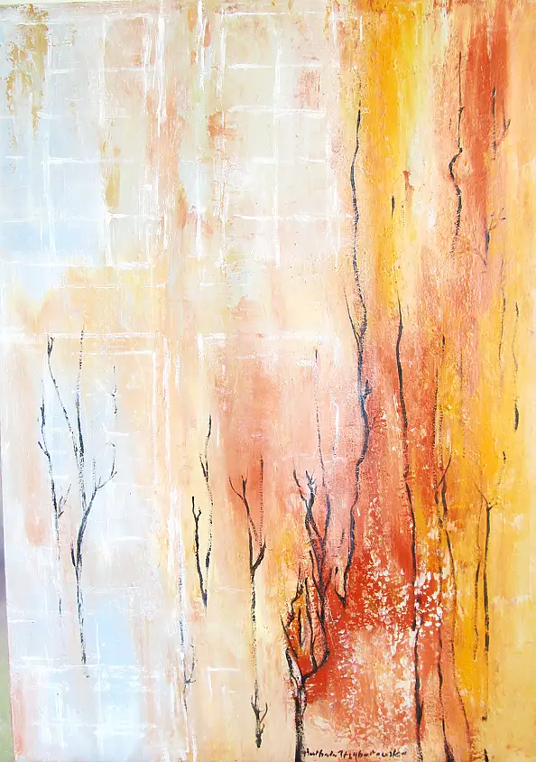 Barbara Przyborowska, Estate, Acrylic painting - canvas, 50 x 70