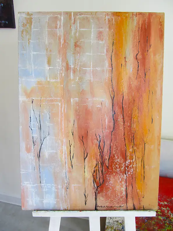 Barbara Przyborowska, Estate, Acrylic painting - canvas, 50 x 70