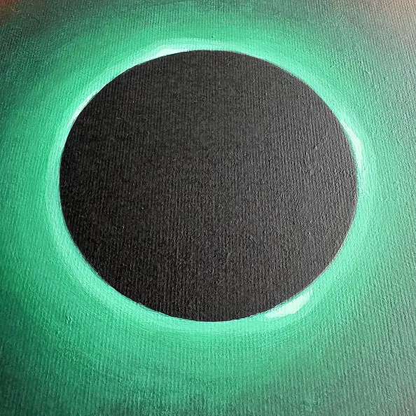 Sebastian Garyantesiewicz, Singolarità del vuoto nero, Dipinto acrilico - tela, 100 x 100