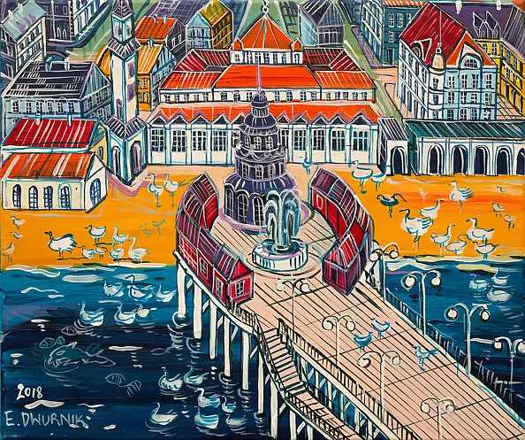 Edward Dwurnik - Ostatni "SOPOT" namalowany przez Edwarda Dwurnika