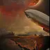 Damian Gierlach - Der letzte Zeppelin Fantasie Surrealismus Damian Gerlach
