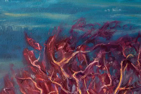 Wojciech Pater, Ostatnie Promienie Słońca, Obraz olejny - płyta, 60 x 80