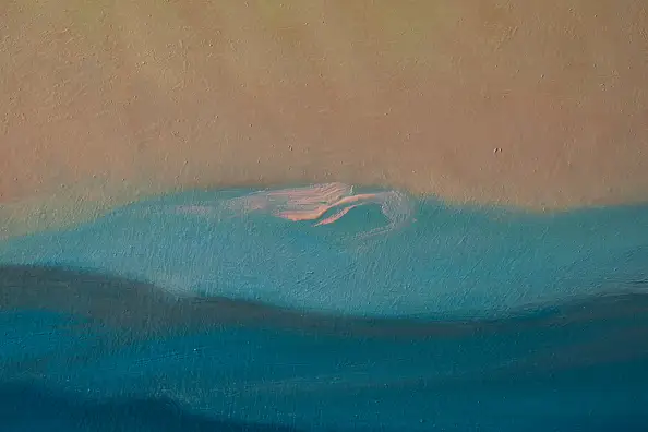 Wojciech Pater, Ostatnie Promienie Słońca, Obraz olejny - płyta, 60 x 80
