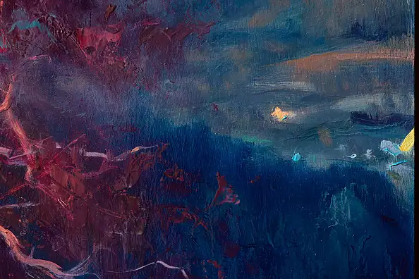 Wojciech Pater, Ostatnie Promienie Słońca, Obraz olejny - płyta, 60 x 80