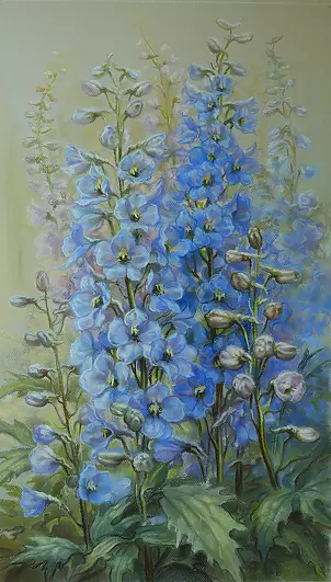 Maria Gruza - Larkspurs