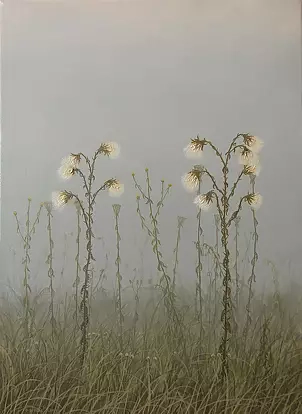   - Thistles among the grasses