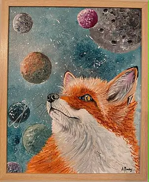 Agnieszka Mantaj, Domestizierung, Acrylgemälde - Platte, 40 x 50