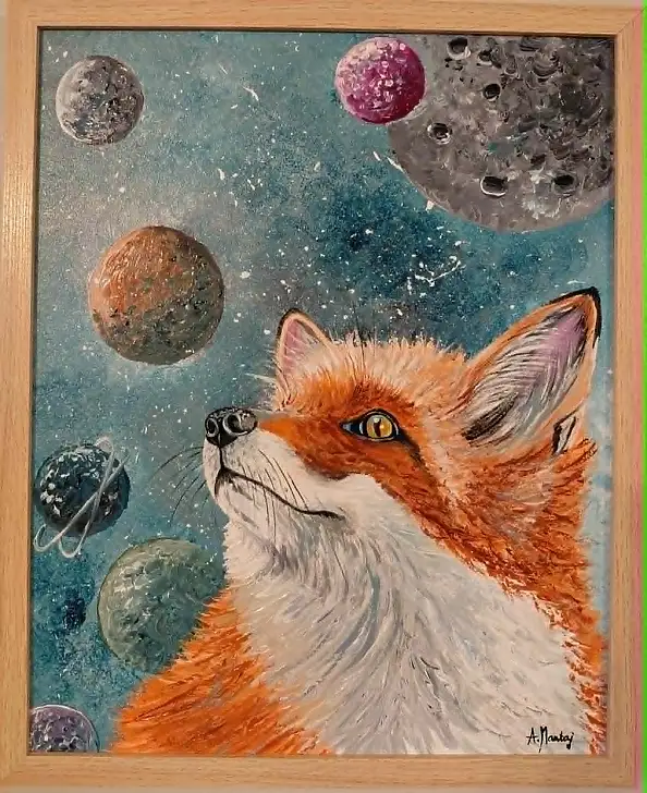 Agnieszka Mantaj, Domestizierung, Acrylgemälde - Platte, 40 x 50