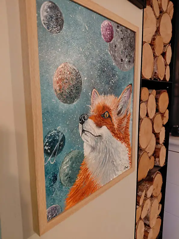 Agnieszka Mantaj, Domestizierung, Acrylgemälde - Platte, 40 x 50