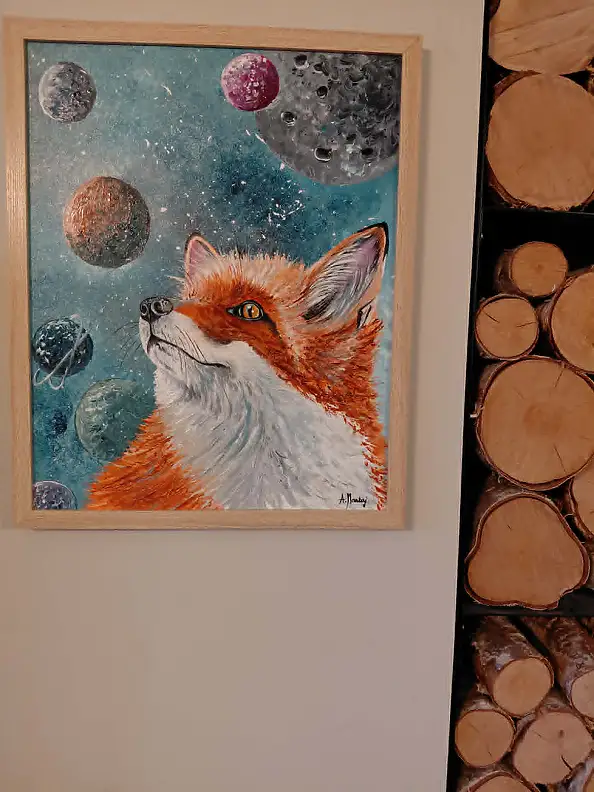 Agnieszka Mantaj, Domestizierung, Acrylgemälde - Platte, 40 x 50