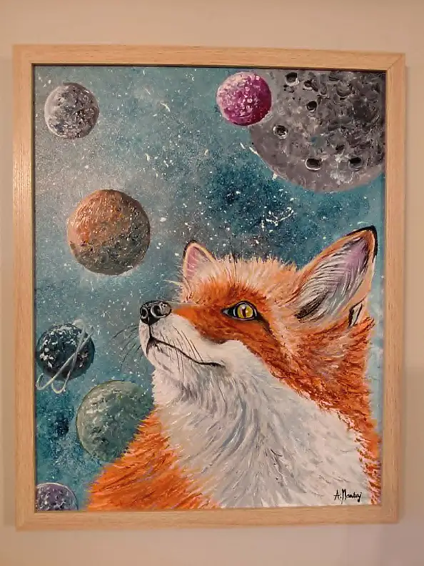 Agnieszka Mantaj, Domestizierung, Acrylgemälde - Platte, 40 x 50