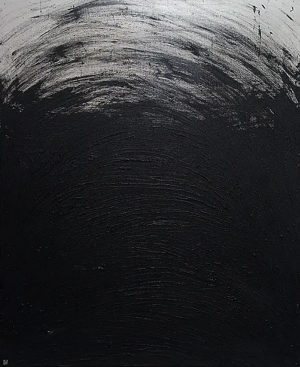Iwona Jabłońska, Abgrund der Macht, Kreide, Lasur, Acrylgemälde, Ölbild, Relief, Mischtechniken, Tempera - Leinwand, 100 x 120