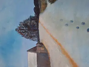 Patrycja Odzimkowska, Otulajaca Zima , Obraz akrylowy - płótno, 30 x 40