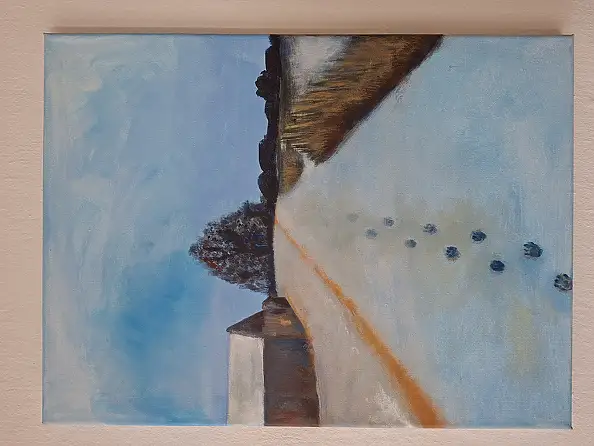Patrycja Odzimkowska, Otulajaca Zima , Obraz akrylowy - płótno, 30 x 40