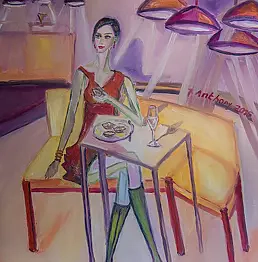 Justyna Anthony - Oysters and champagne