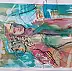 Anna Borcz, UNA COPPIA DI MARINAI, Acquerelli, Inchiostro - carta, 30 x 40