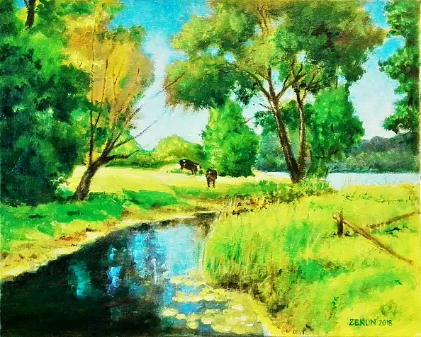 Zenon Różycki - PASTURES ON NAREW