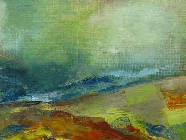 Beata Sachiko Kamoji - LANDSCAPE IN GREEN