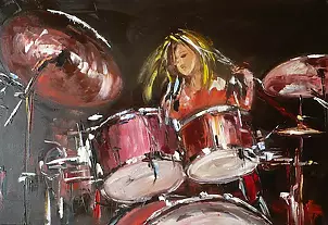 Dorota Łaz - drummer
