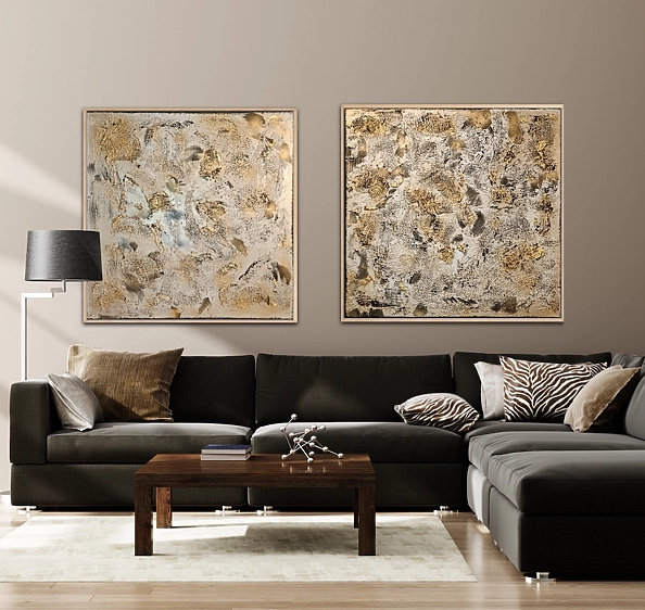 Tetiana Stelmakh - PIASKI CZASU dyptyk