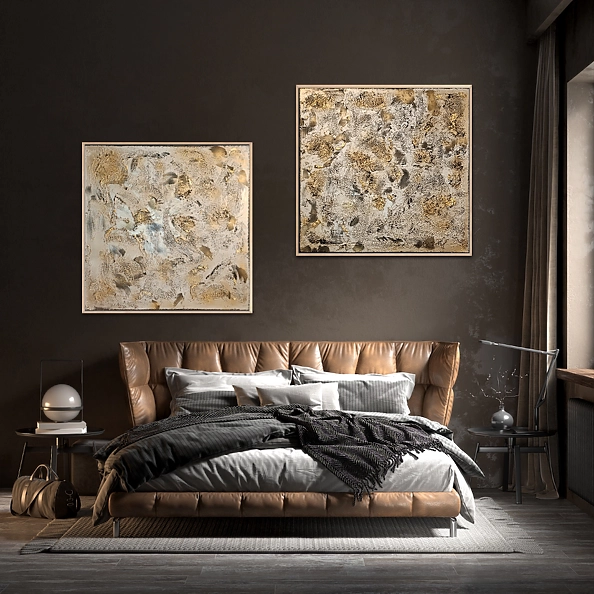 Tetiana Stelmakh - PIASKI CZASU dyptyk