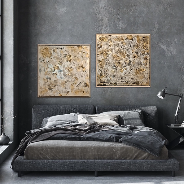 Tetiana Stelmakh - PIASKI CZASU dyptyk