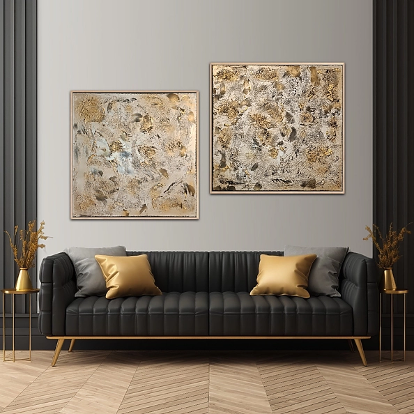 Tetiana Stelmakh - PIASKI CZASU dyptyk