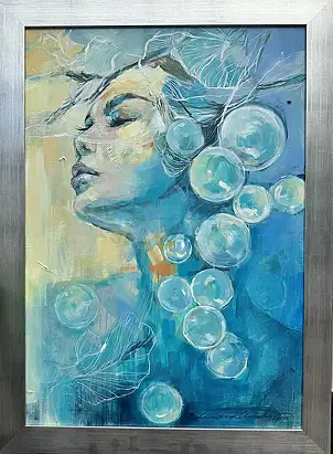 Sylwia Kalinowska, FOLLOW YOUR INNER SPIRIT, Oil painting - canvas, 70 x 100