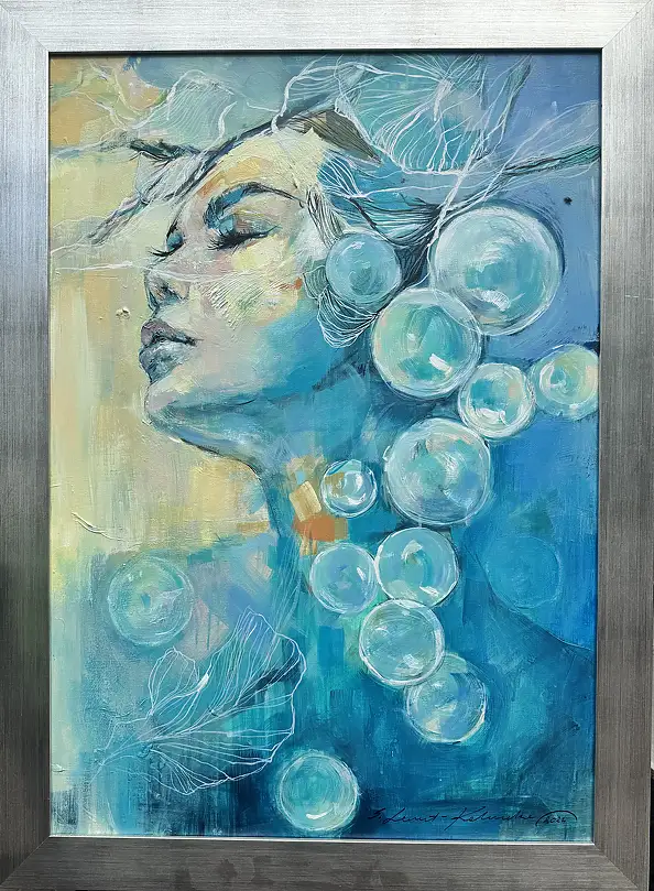 Sylwia Kalinowska, FOLLOW YOUR INNER SPIRIT, Oil painting - canvas, 70 x 100