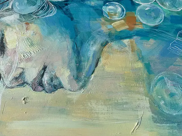 Sylwia Kalinowska, FOLLOW YOUR INNER SPIRIT, Oil painting - canvas, 70 x 100