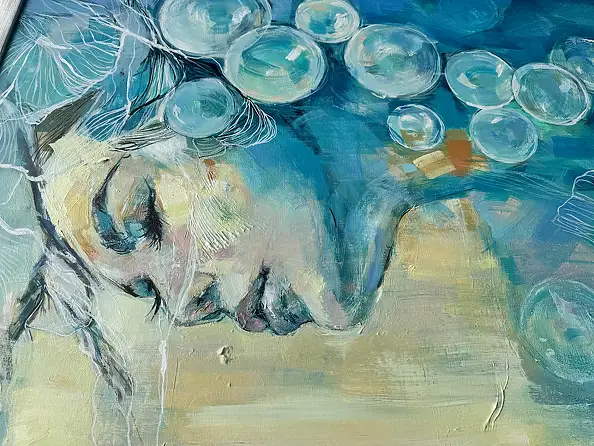 Sylwia Kalinowska, FOLLOW YOUR INNER SPIRIT, Oil painting - canvas, 70 x 100