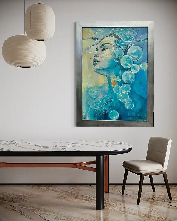 Sylwia Kalinowska, FOLLOW YOUR INNER SPIRIT, Oil painting - canvas, 70 x 100