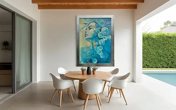 Sylwia Kalinowska, FOLLOW YOUR INNER SPIRIT, Oil painting - canvas, 70 x 100