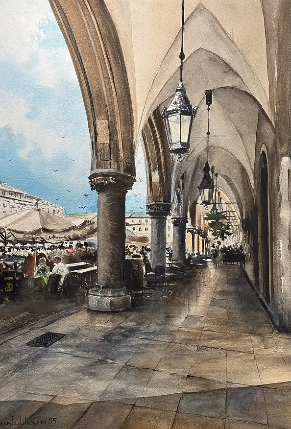 Janusz Kulikowski - "UNDER THE ARCADES OF THE CLOTH HALL"
