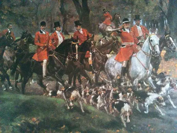 Marek Kubski - HUNTING imperial copy by. W. Kossak