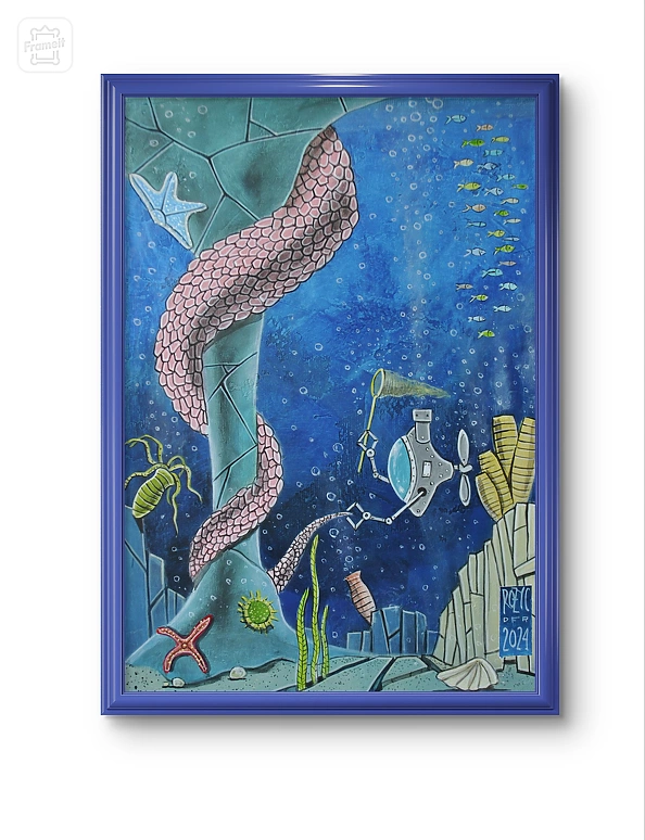 Dariusz Franciszek Różyc - ''POLOWANIE NA RÓŻOWEGO'' cykl ''Łapacze Potworuff''