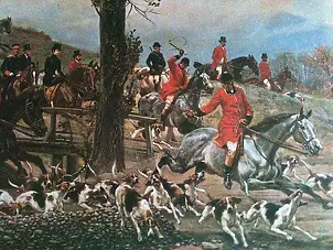 Marek Kubski - POLOWANIE    kopia wg. W. Kossaka